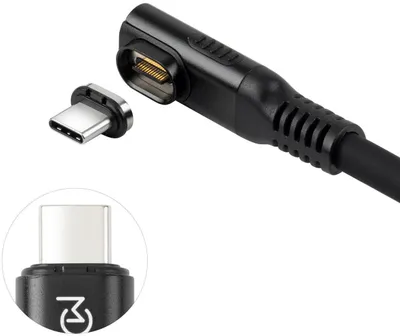 Kabllo USB C Microconnect MC LS USB4CC1.0 a, 1m, USB4, e zezë - 2