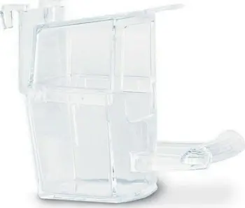 Ushqyes plastik i brendshëm për zogj Nobby Pet, transparent