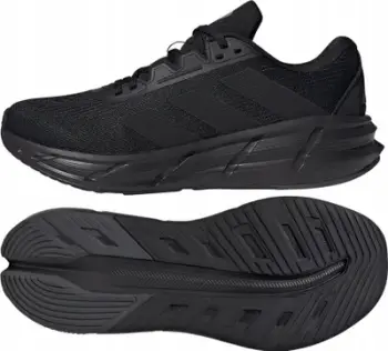 Atlete burra Adidas Questar 3 M ID6316, për vrapim, i zi