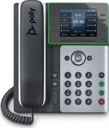 Telefoni IP HP Poly Edge E300, VoIP, 2x RJ-45 PoE, i zi
