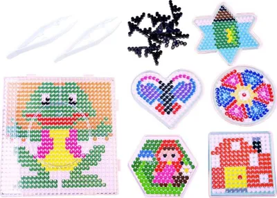 Set lodër Iron Beads ZA3318, 6000 rruaza, kuti plastike, shumengjyrëshe - 3