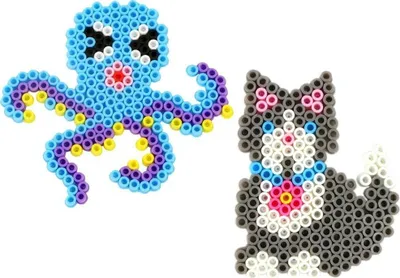 Set lodër Iron Beads ZA3318, 6000 rruaza, kuti plastike, shumengjyrëshe - 10