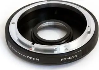 Adapter Pixco Canon EOS EF EF S në Canon FD, SB1577, i zi