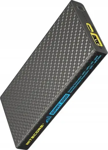 Powerbank Nitecore Summit 10000, 10000mAh, karikim i shpejtë, i zi
