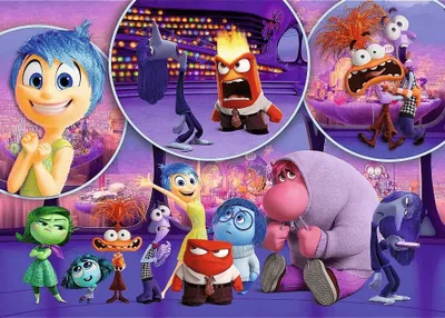 Puzzle Trefl Childrens Emotions Disney Inside Out 2, 200 pjesë, për fëmijë, shumëngjyrësh - 2