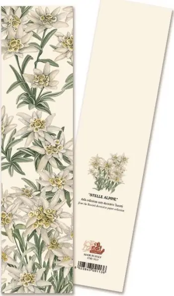 Shenjë libri Bookmark 9113 Stelle Alpine Edelweiss, karton 300 g m², shumëngjyrëshe