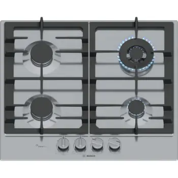 Plitë me gaz Bosch Serie 6 PCH6A5I90, 4 zona, 60cm, inoks