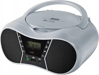 Radio CD portativ Eltra LILA2, Bluetooth, USB, argjendtë - 1