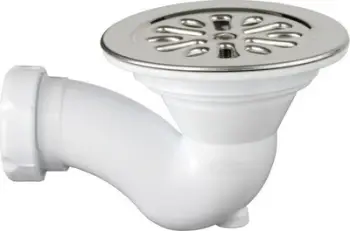Valvul horizontale për tabaka dushi Jimten M103492 S-134, dalje anësore, plastike, e bardhë