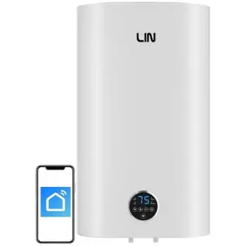 Boiler elektrik LIN LIFVD1, 80L, 2000W, me Wi-Fi, i bardhë