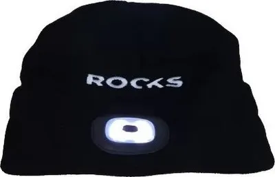 Kapelë dimërore ROOKS Cap With Lamp, dritë LED, e zezë - 2