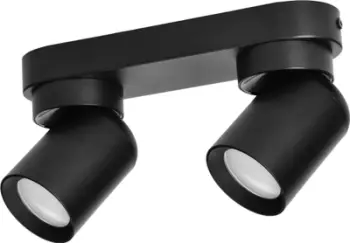 Spot mur dhe tavan Auhilon MALTA SP 2, GU10, 2x12W, i zi