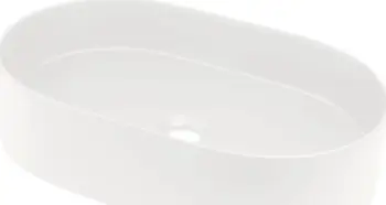 Lavamanë Deante Silia, oval, granit kompozit, alabastër