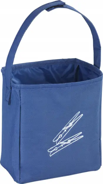 Çantë për kapëse rrobash Wenko 63020100, tekstil, me dorezë varëse, blu