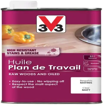 Vaj për banak kuzhine V33, 0.5L, transparent mat