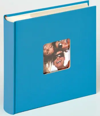 Album fotografish Walther Design Fun Memo, 10x15 cm, 200 foto, blu
