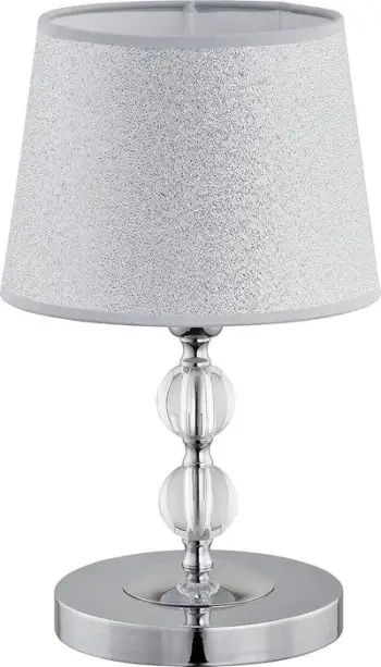 Llambë tavoline Alfa Emmanuelle 16716, 1x40W, E14, argjendi