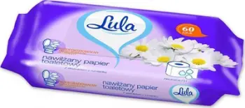 Letra e lagur tualeti Lula, me ekstrakt kamomili, 60 copë, e bardhë