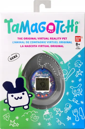 Lojë elektronike Bandai Tamagotchi Original Festival Sky P2, Gen 2, për fëmijë 8+, blu
