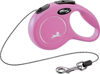 Zinxhir automatik për qen Flexi Classic, XS, 3m, rozë