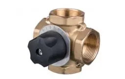 Valvul përzierëse katër-drejtimore Invena CM-04-032, 1 1/4", bronz