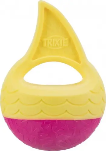 Lodër uji për qen Trixie Aqua Toy Shark Fin, TPR, 18 cm, lundruese