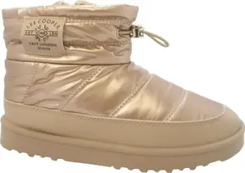 Çizme dimri për femra Lee Cooper LCJ-23-44-1965LA, me izolim, mbyllje me zinxhir, ngjyrë ari