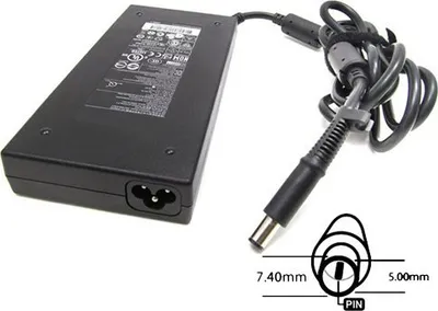 Adapter karikues HP 150W AC, origjinal, i zi - 2