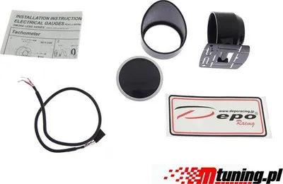 Tregues voltazhi DRacing DEPO WA, 60mm, matës voltazhi, i zi - 2