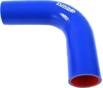 Lidhës silikoni TurboWorks Pro, kënd 90°, 40mm XL, blu