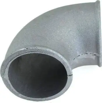 Gyp alumini TurboWorks Elbow Cast 90°, 89mm, argjendtë
