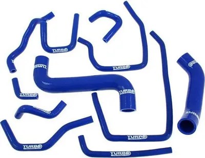 Fisha silikoni uji TurboWorks për Subaru Impreza STI 2.0 GDA GDB 02-05, set, blu - 1