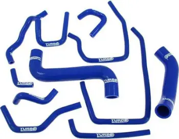 Fisha silikoni uji TurboWorks për Subaru Impreza STI 2.0 GDA GDB 02-05, set, blu