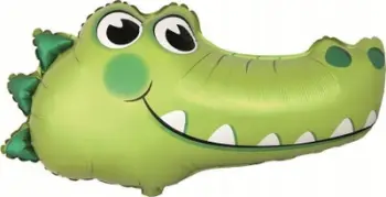 Balonë folie Flexmetal FXCrocodile, 24", formë krokodili, shumëngjyrësh