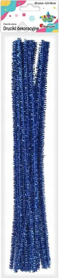 Tel dekorativ Titanum Metallized Wires, 30 copë, navy blue