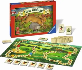 Lojë tavoline Ravensburger Hase und Igel, 2 6 lojtarë, 10+ vjeç, shumëngjyrëshe