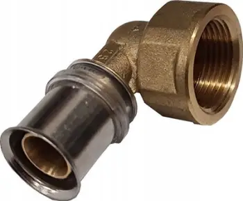 Kthesë bronzi Wavin Tigris M5 4064229, 25 x 1", 90°, me filetë të brendshme