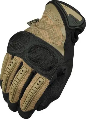 Doreza taktike Mechanix Wear M Pact 2XL, shuplakë lëkurë sintetike, mbrojtëse gome, ngjyrë tan e zezë