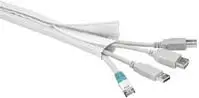 Mbështjellëse kabllosh Microconnect CABLESOCK3, diametër 2–4 cm, e bardhë