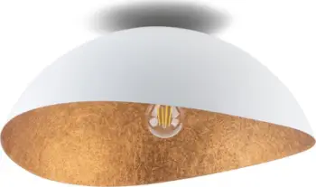 Llambë tavanore Sigma Lighting Solaris S 40618, E27, metal, e bardhë bakri