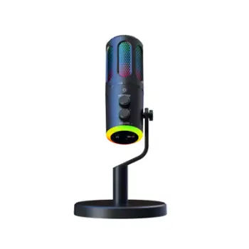 Mikrofon desktop Serioux SRXM-MIC-SU8, me kabllo, i zi