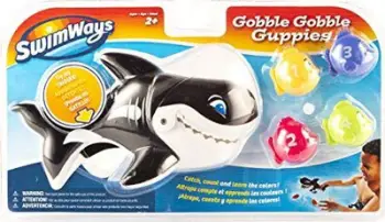 Lodër banjoje Spin Master SwimWays Gobble Gobble Guppies, për në vaskë dhe pishinë, shumëngjyrëshe