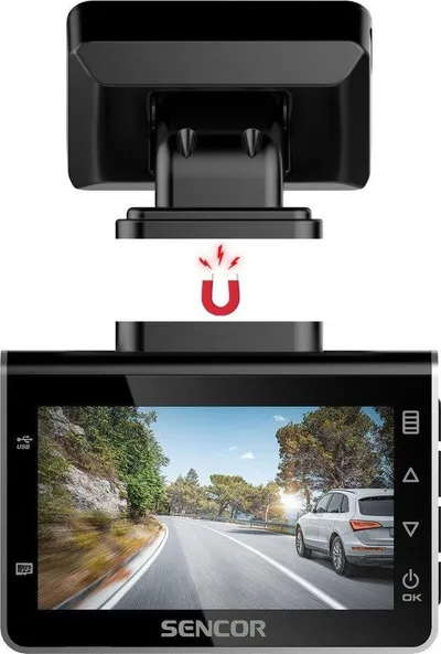 Kamerë për veturë Sencor SCR 4600MR, Full HD, ekran 2.44", e zezë - 5