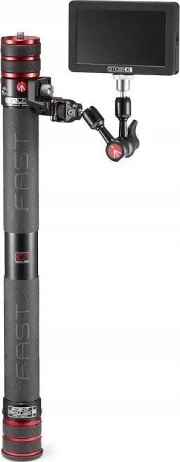 Konektor aksesorësh Manfrotto Gimboom, montim për Gim-Pod dhe monitorë, i zi - 2