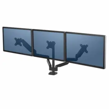 Mbajtëse për tre monitorë Fellowes Platinum Series, 17-27", e zezë