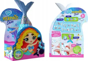 Lodër slime Okto Syrenka Shine, 250ml, ngjyrë blu me shkëlqim