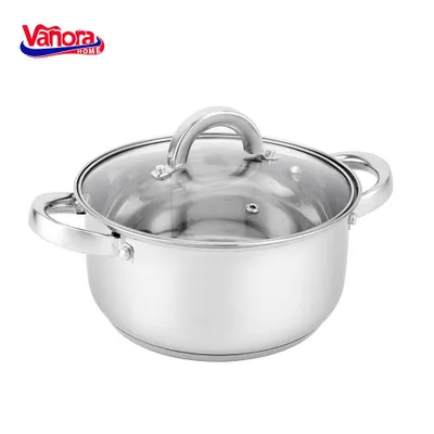 Tengere inox Vanora Irene, 22 cm, 3.9L, me kapak - 1