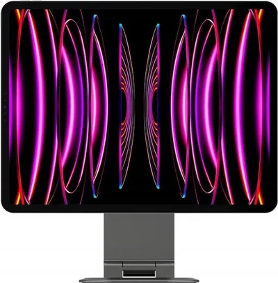 Mbajtëse tablet Spigen OneTap Easel Magnet, magnetike, prej alumini, gri hapësinor - 3