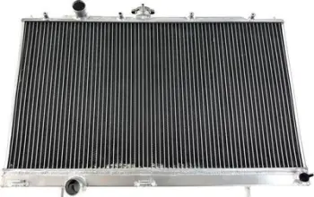 Radiator sportiv uji TurboWorks Mitsubishi Lancer Evolution 4 6, 700x374x45mm, dalje 35mm, argjendtë