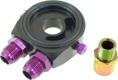Ftohës vaji TurboWorks Oil Cooler 7-rows, 260x50x50 mm, lidhje AN10, i zi - 3